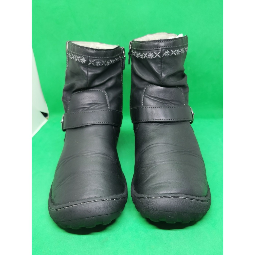 JBU By Jambu Dottie Water Resistant Black Ankle Boots Side Zip Size 9 M - Picture 7 of 16